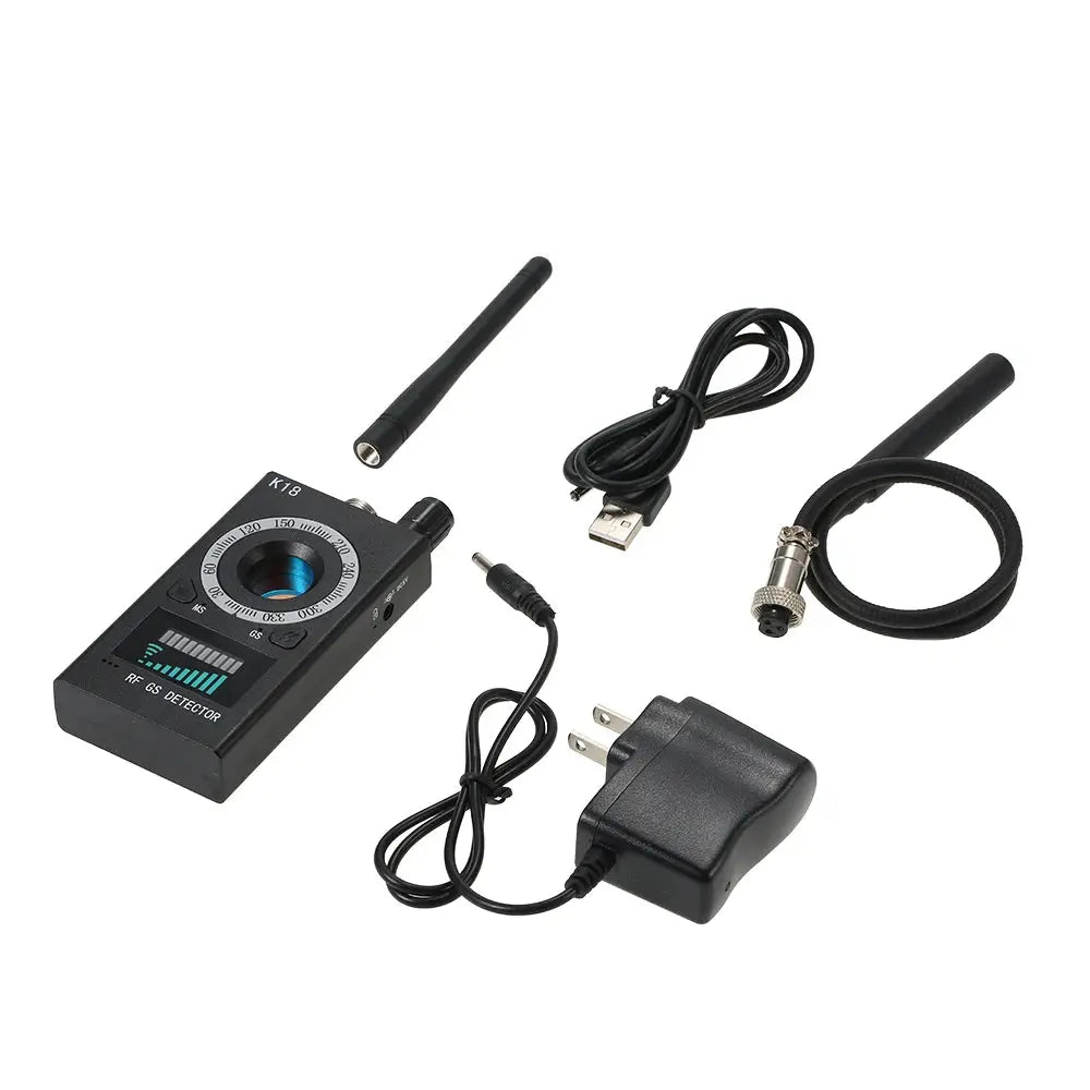 K18 Multi-function Anti-spy Detector Camera GSM Audio Bug Finder GPS Signal Lens RF Tracker Detect Wireless Products 1MHz-6.5GHz eprolo