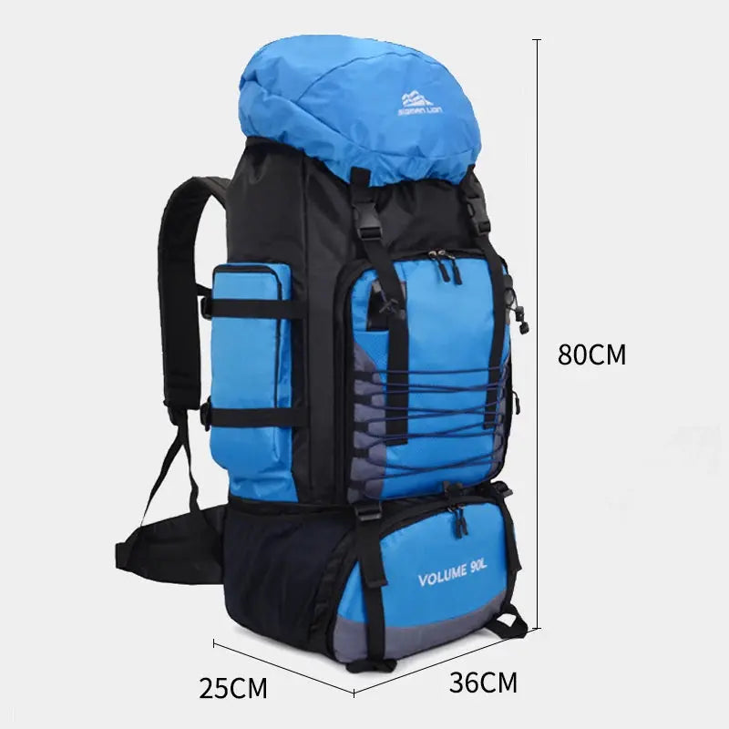 Large 90L Travel Bag Camping Backpack Hiking Army Reseller