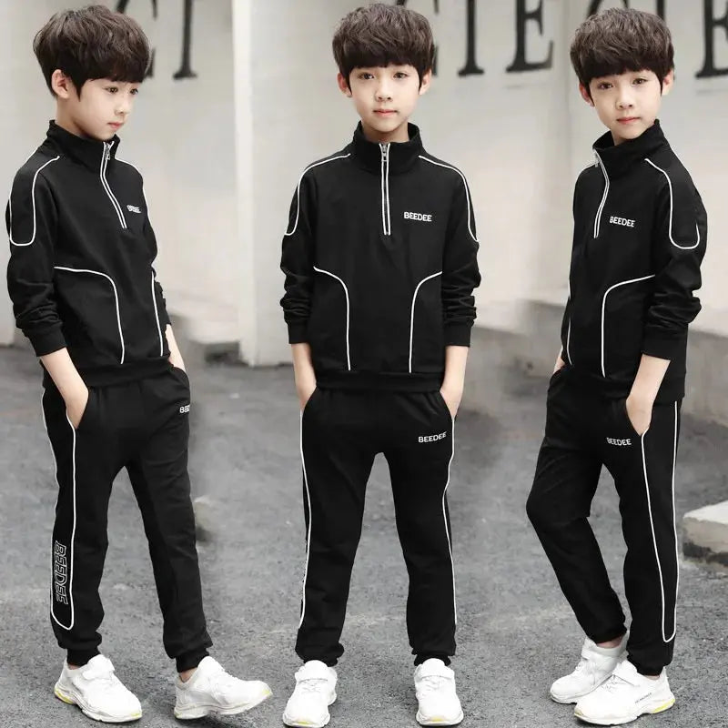 Spring Autumn Teenager Boys Clothing Sets Child Reseller