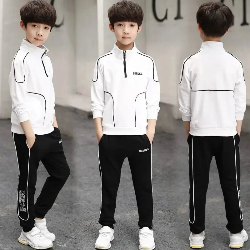 Spring Autumn Teenager Boys Clothing Sets Child Reseller