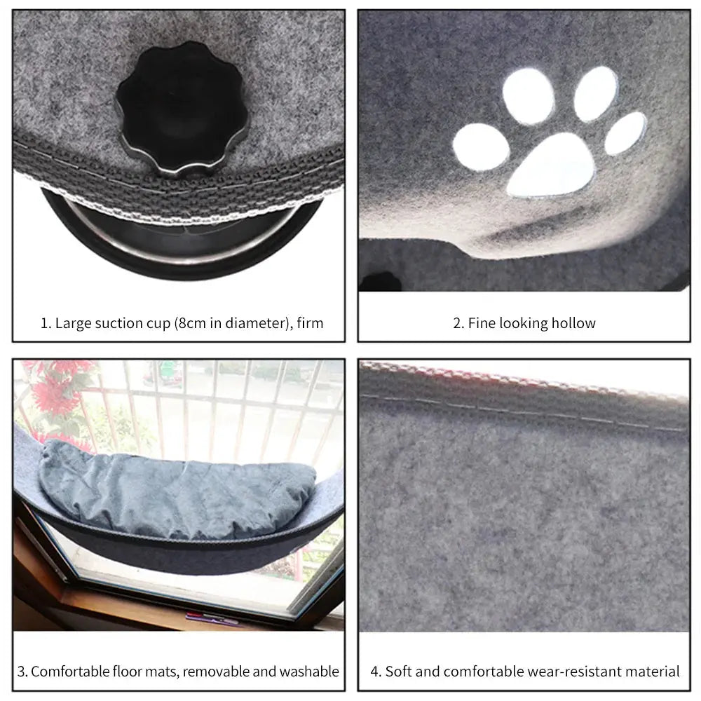 Cat Window Hammock With Strong Suction Cups Reseller
