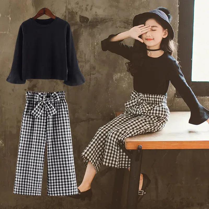 Kids Girls Clothing Sets 2025 Autumn Long Sleeve Reseller