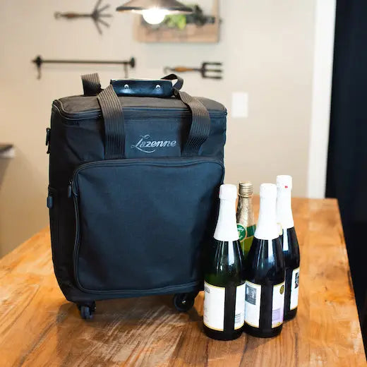 Professional Wine Cooler Trolley ELITE PRO 6-bottles with Insulated and Removable Dividers Reseller