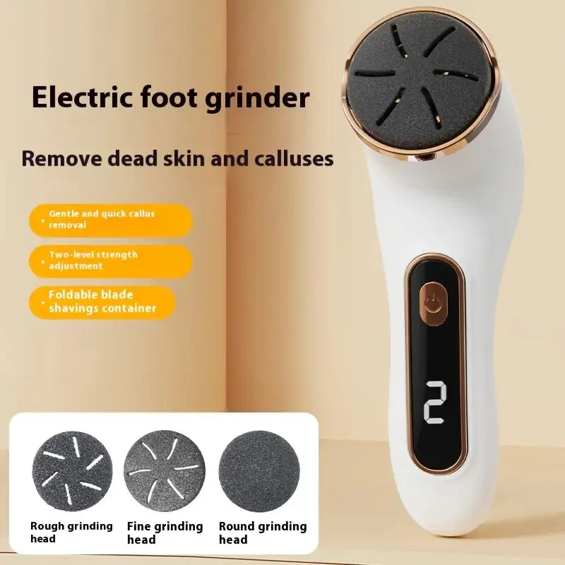 USB charging electric foot polisher, for polishing thick skin on the soles of the feet, portable foot grinder