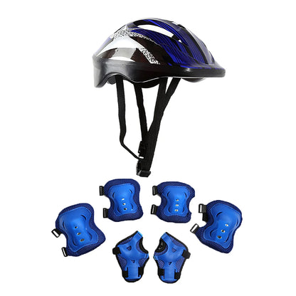 Kids Bike Helmet Knee Elbow Wrist Pads,Toddler Helmet with Protective Gear Set,for Bicycle Cycling Skateboard Scooter Skating