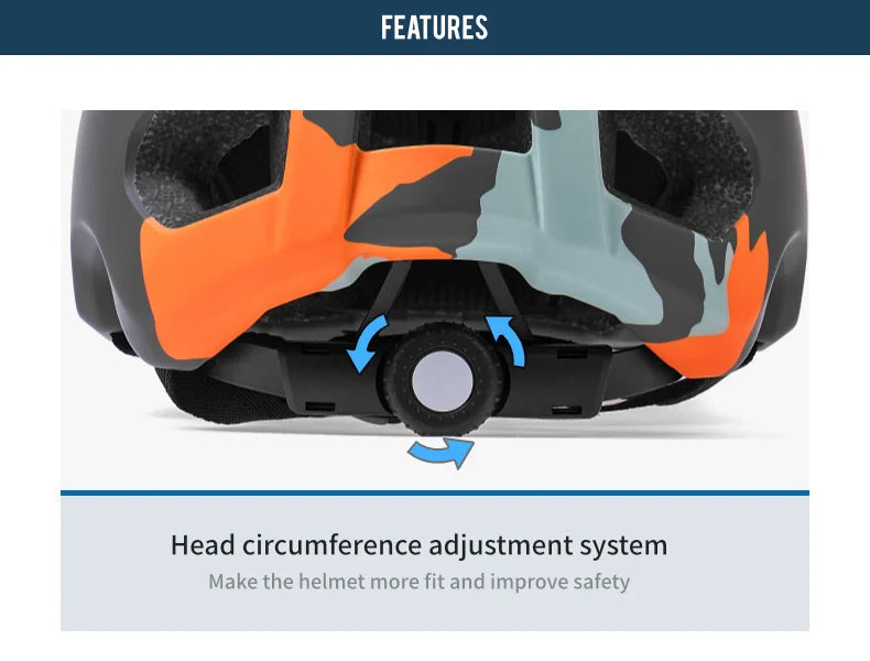 BATFOX Bike Helmet Overall Molded Mountain Road Helmet Ultralight Men Bicycle Cycling Equipment DH AM Casco Ciclismo Bicicleta