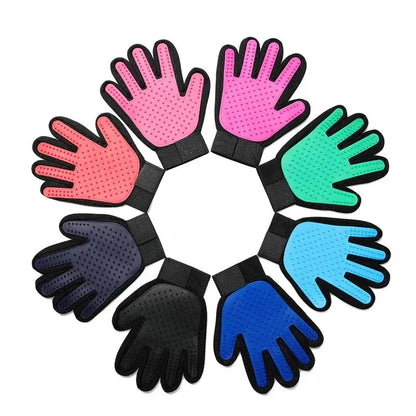 Silicone Pet Grooming Gloves Cats Hair Brush Reseller