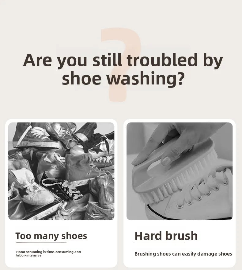 Shoe Washing Machine Automatic Shoe Brushing Machine Roller Type Household Shoe Washing Artifact Small Sock Washing