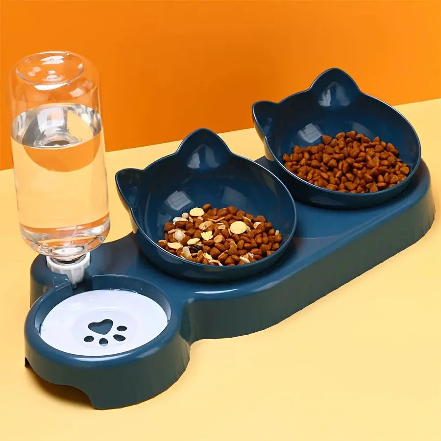 Pet Bowls With Water Feeder, 3 In 1 Ear Design Reseller