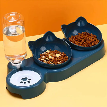 Pet Bowls With Water Feeder, 3 In 1 Ear Design Reseller