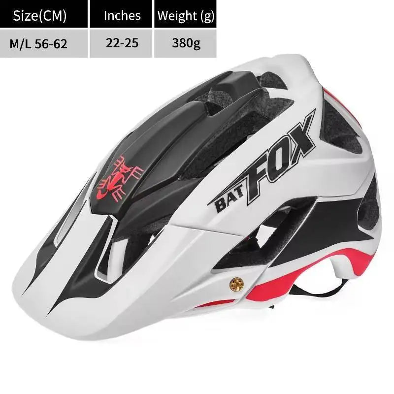 BATFOX Bike Helmet Overall Molded Mountain Road Helmet Ultralight Men Bicycle Cycling Equipment DH AM Casco Ciclismo Bicicleta