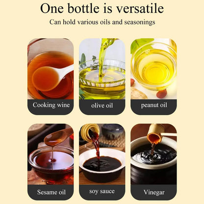 1-2PCS 2in1 Spray Oil Dispenser Oil Jar Cruet BBQ 500ml Plastic Spray Sprayer Bottle Kitchen Baking Roasting Picnic Kitchen Tool