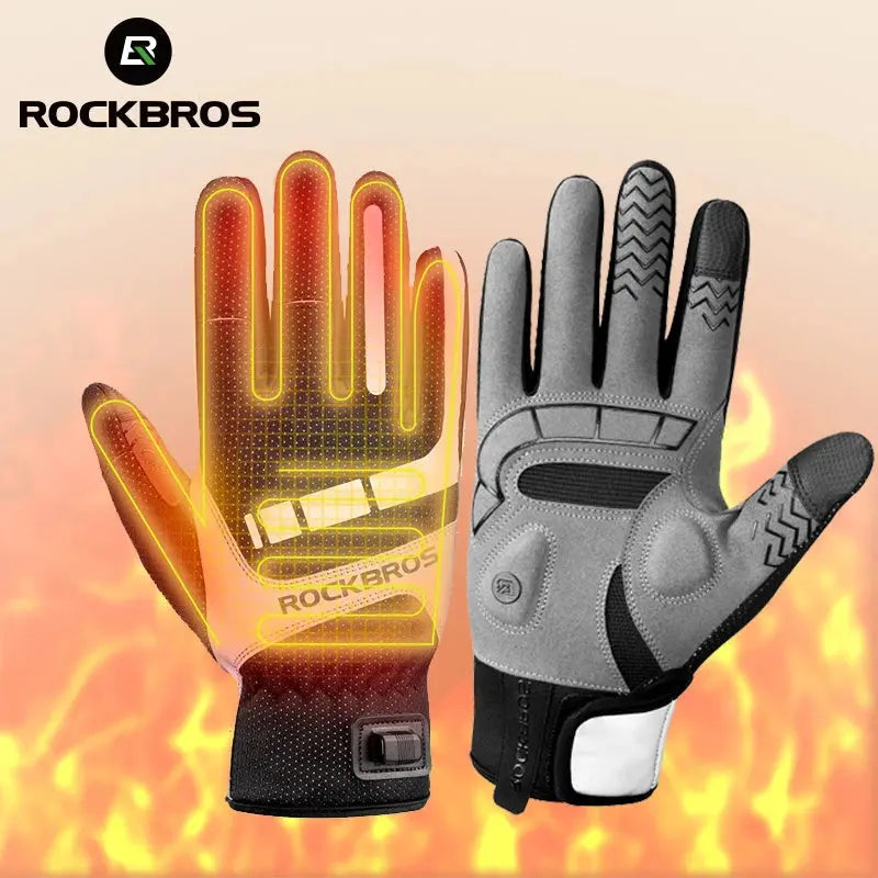 ROCKBROS Winter Heated Gloves Women Men's Reseller