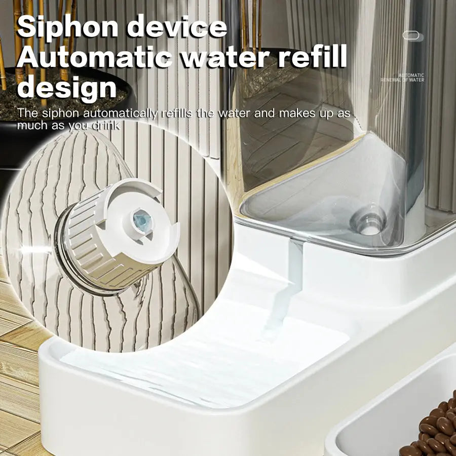 Automatic Cat Feeder & Water Dispenser  Food Storage Reseller