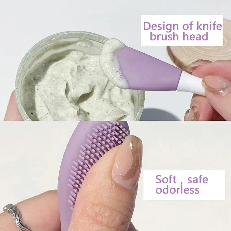 Double Head Silicone Facial Mask Brush Facial Reseller