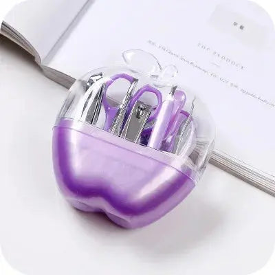 8pcs Apple Shape Nail Manicure Set Pedicure Tools Reseller