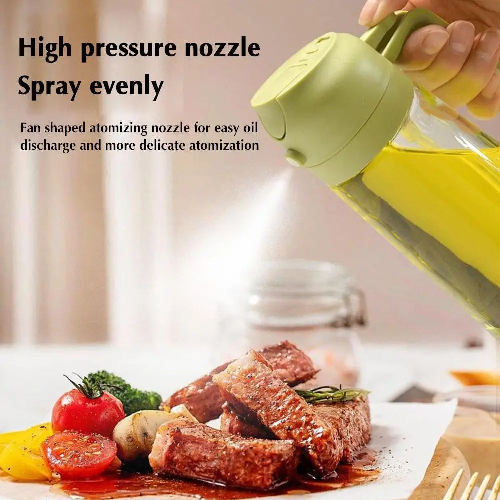 500/600ml Oil Spray Bottle Kitchen Cooking Olive Oil Dispenser For Kitchen BBQ Camping Olive Oil Diffuser Cooking