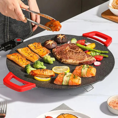 28CM Non-Stick Electric Indoor Grill Pan Household Reseller