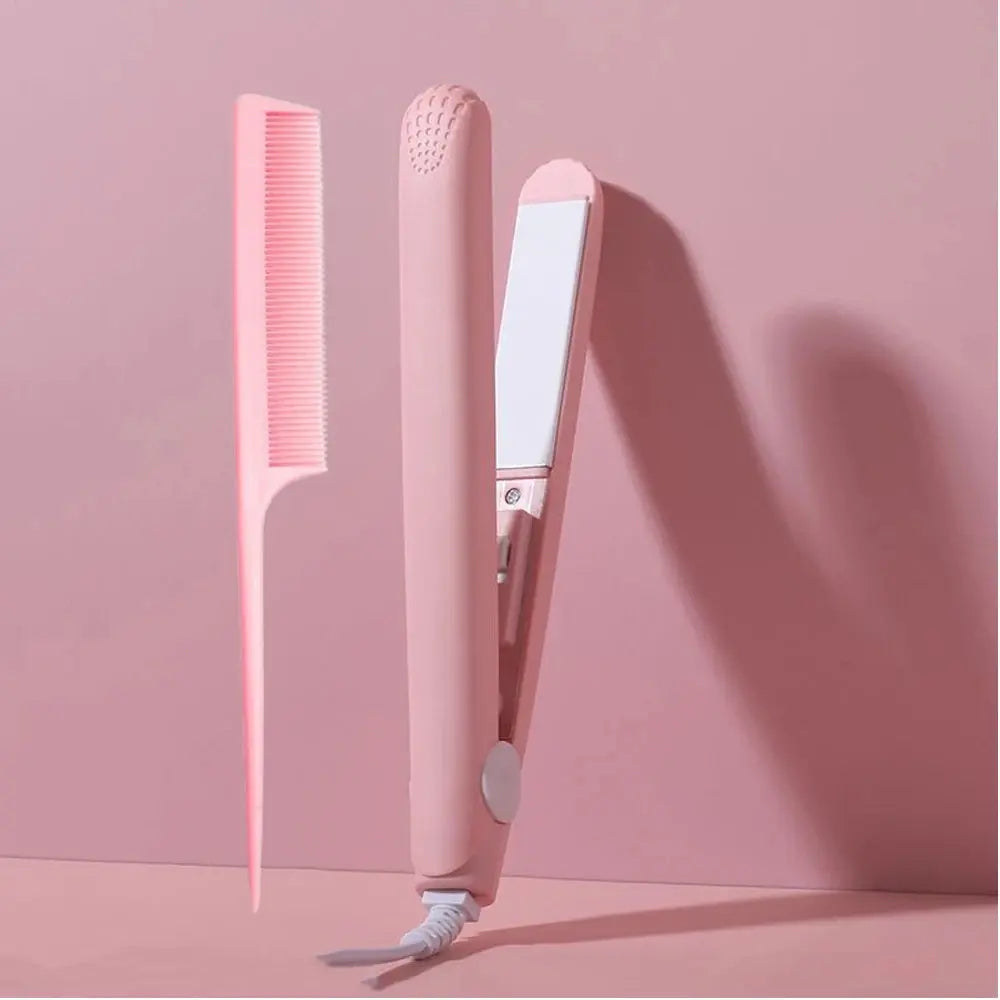 Pink Ceramic Flat Iron Hair Straightener For Smooth Reseller