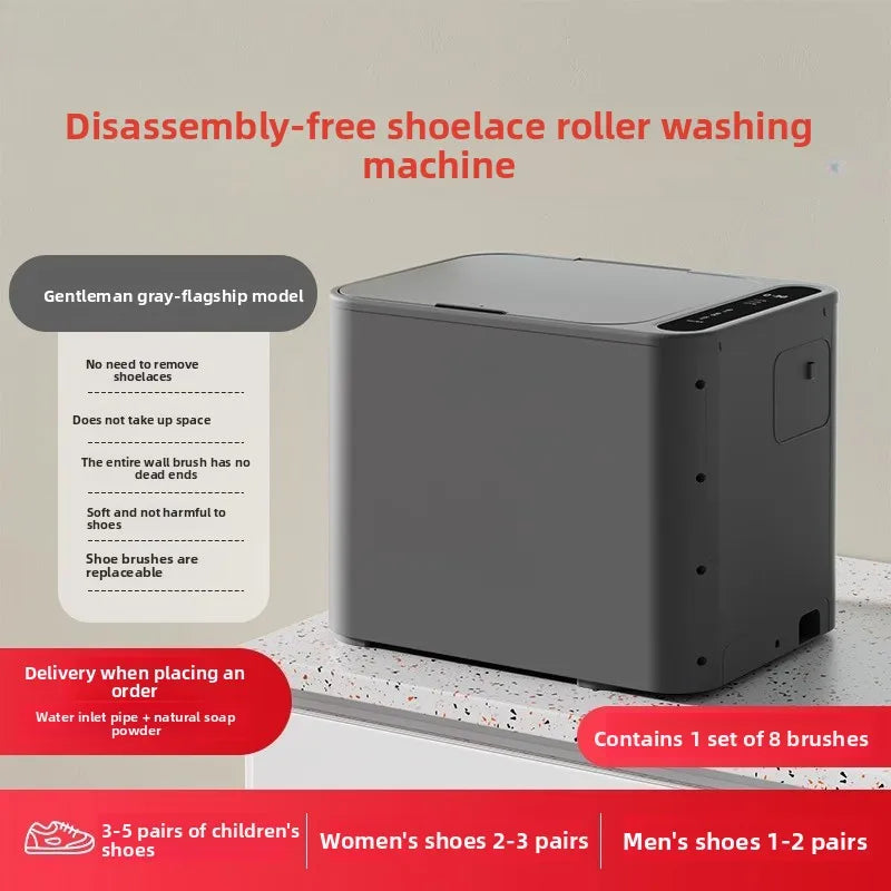 Shoe Washing Machine Automatic Shoe Brushing Machine Roller Type Household Shoe Washing Artifact Small Sock Washing