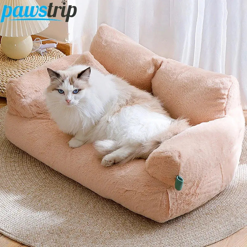 Luxury Cat Bed Sofa Winter Warm Cat Nest Pet Bed Reseller