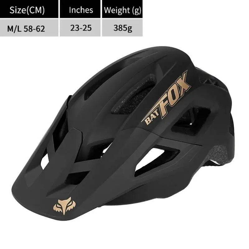 BATFOX Bike Helmet Overall Molded Mountain Road Helmet Ultralight Men Bicycle Cycling Equipment DH AM Casco Ciclismo Bicicleta