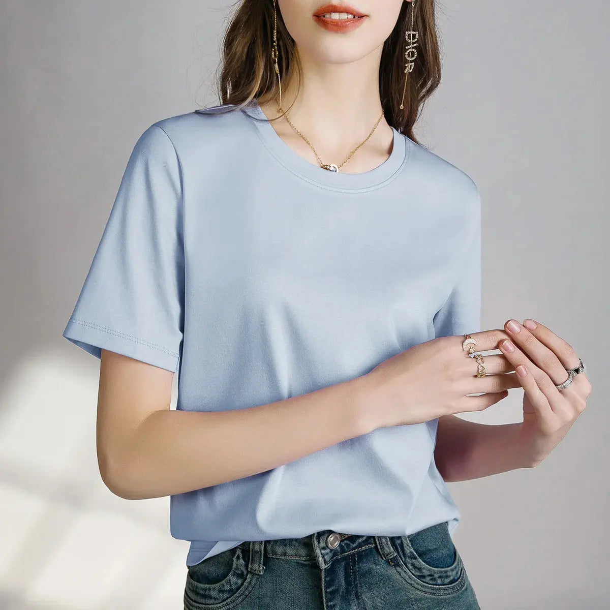 80 Pieces Liquid Ammonia Silk Cotton White Short Reseller