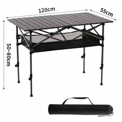 Adjustable Height Camping Table All-terrain Outdoor Reseller