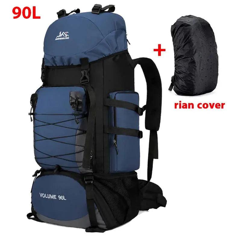 Large 90L Travel Bag Camping Backpack Hiking Army Reseller