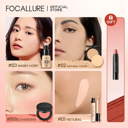 FOCALLURE 4 Pcs Makeup Set Primer Liquid Reseller