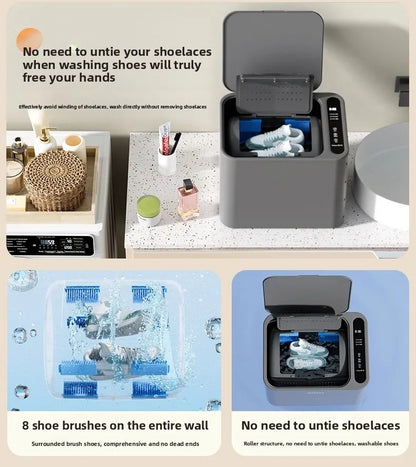 Shoe Washing Machine Automatic Shoe Brushing Machine Roller Type Household Shoe Washing Artifact Small Sock Washing