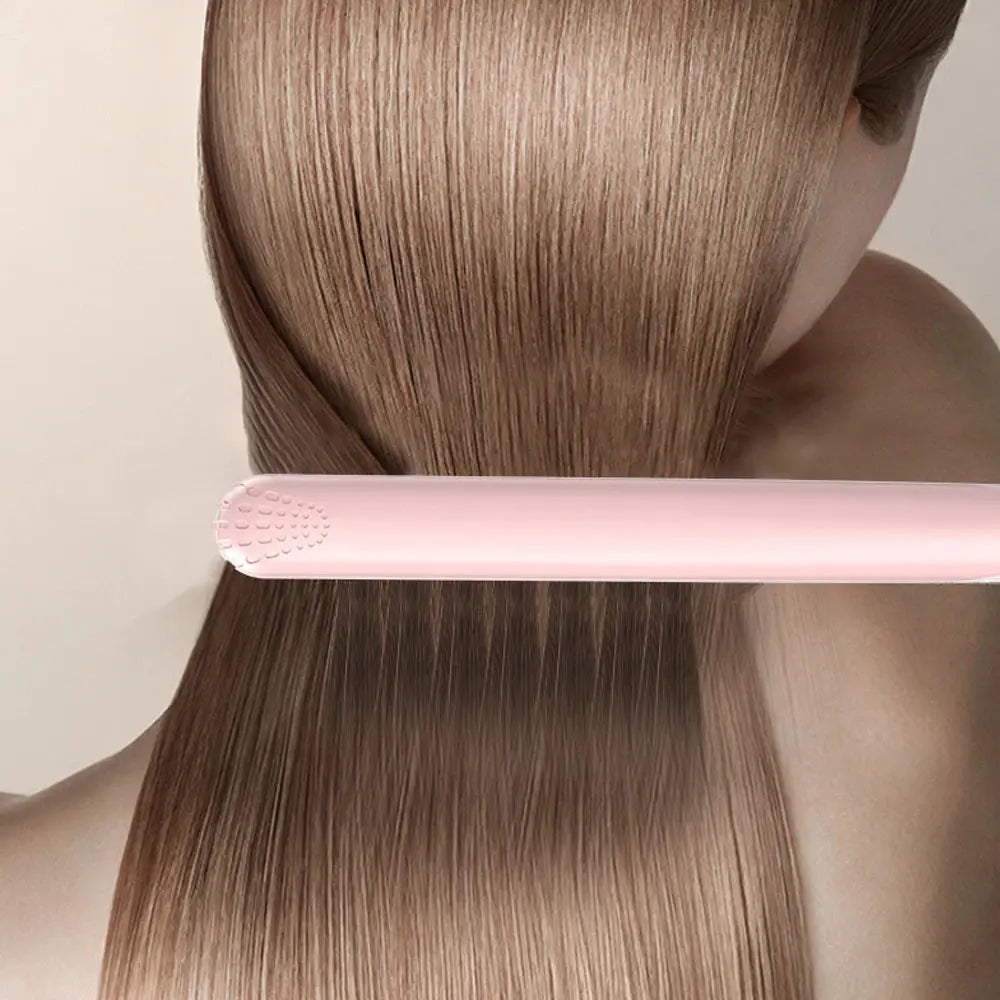 Pink Ceramic Flat Iron Hair Straightener For Smooth Reseller
