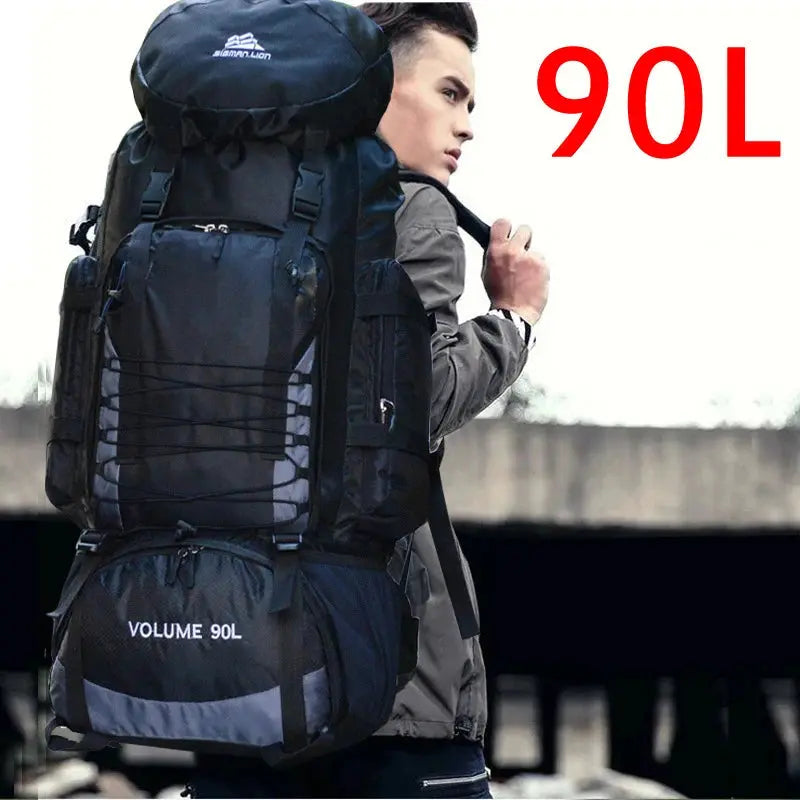 Large 90L Travel Bag Camping Backpack Hiking Army Reseller