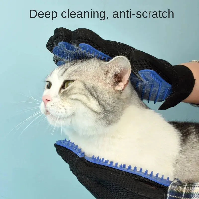 Silicone Pet Grooming Gloves Cats Hair Brush Reseller
