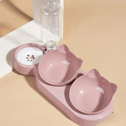 Pet Bowls With Water Feeder, 3 In 1 Ear Design Reseller