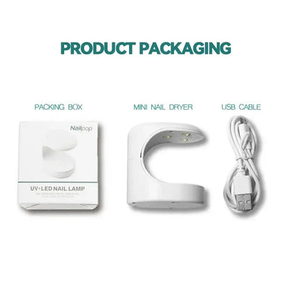 NAILPOP Small Nail Lamp Dryer UV LED USB Lamp Reseller
