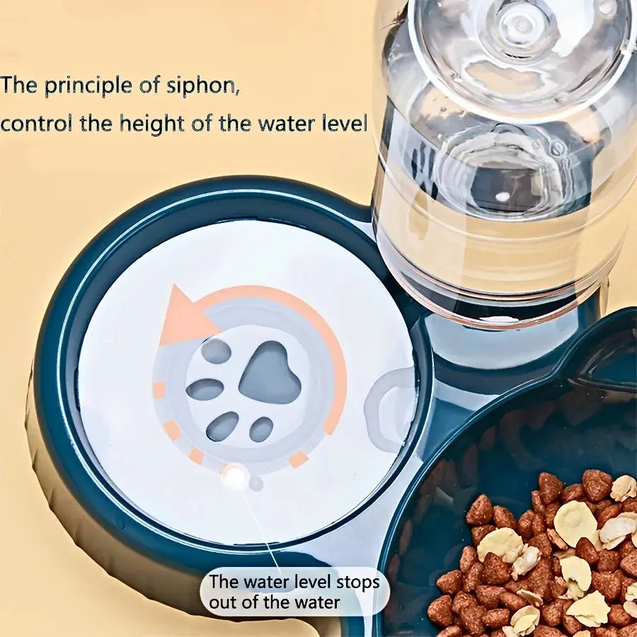 Pet Bowls With Water Feeder, 3 In 1 Ear Design Reseller