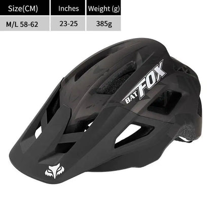 BATFOX Bike Helmet Overall Molded Mountain Road Helmet Ultralight Men Bicycle Cycling Equipment DH AM Casco Ciclismo Bicicleta