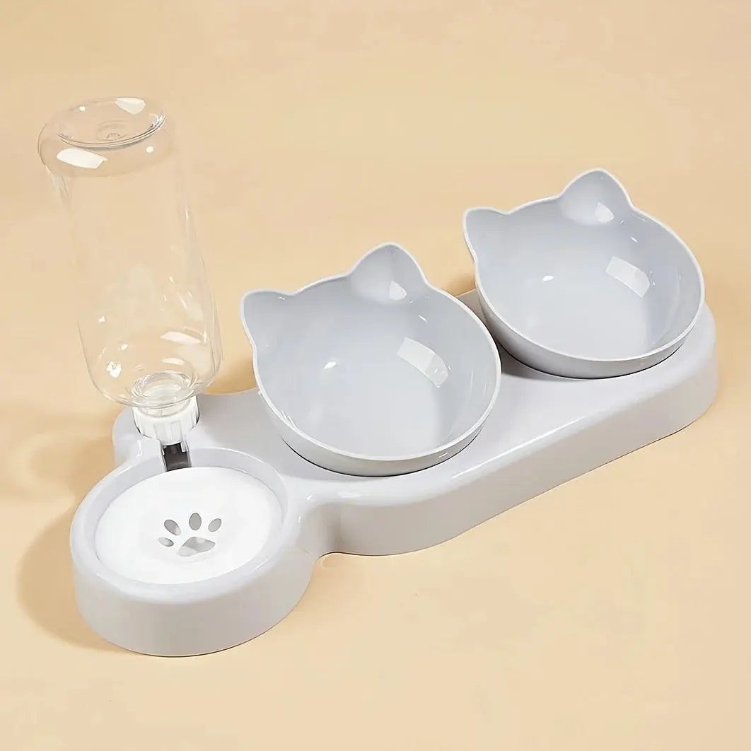 Pet Bowls With Water Feeder, 3 In 1 Ear Design Reseller