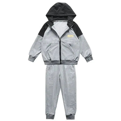 2025 autumn zipper splicing jacket hoodie + pants Reseller
