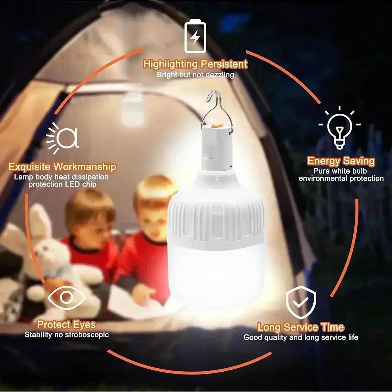 60W Emergency Light Outdoor Camping Supplies Reseller
