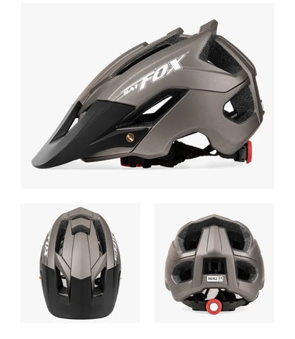 BATFOX Bike Helmet Overall Molded Mountain Road Helmet Ultralight Men Bicycle Cycling Equipment DH AM Casco Ciclismo Bicicleta
