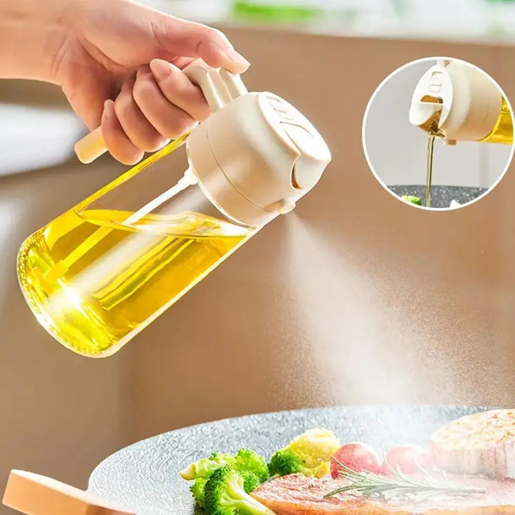 500/600ml Oil Spray Bottle Kitchen Cooking Olive Oil Dispenser For Kitchen BBQ Camping Olive Oil Diffuser Cooking