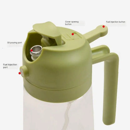 500/600ml Oil Spray Bottle Kitchen Cooking Olive Oil Dispenser For Kitchen BBQ Camping Olive Oil Diffuser Cooking