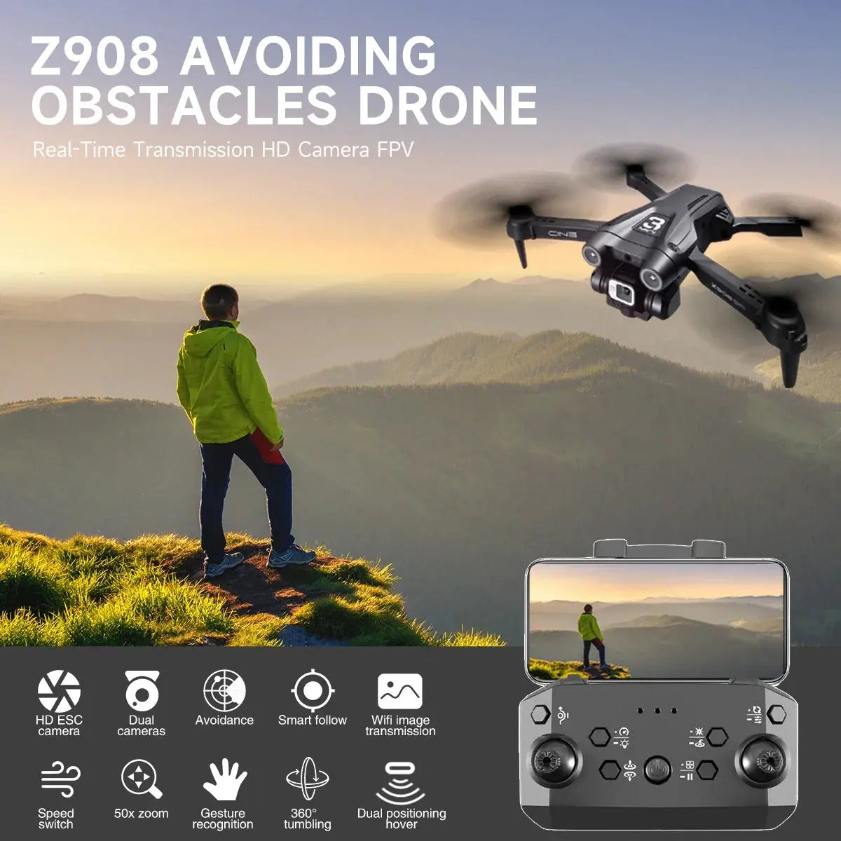 Z908 MAX Mini Drone 4k Professional Camera RC Reseller