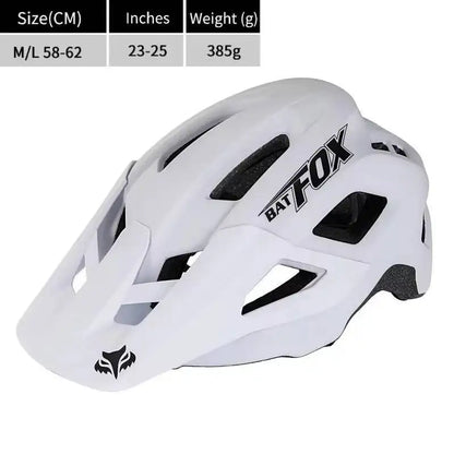 BATFOX Bike Helmet Overall Molded Mountain Road Helmet Ultralight Men Bicycle Cycling Equipment DH AM Casco Ciclismo Bicicleta