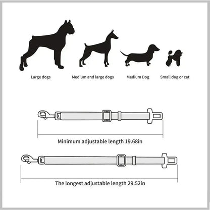 Adjustable Pet Cat Dog Car Seat  Belt Pet Seat Reseller