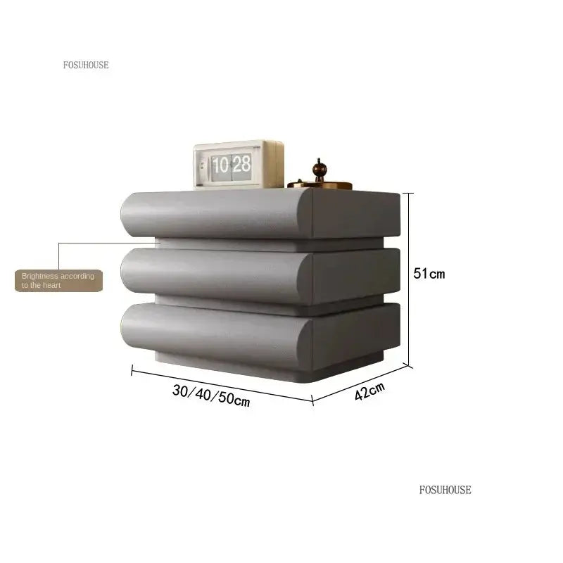 Smart Bedside Table Creative Bedroom Three Drawer Reseller