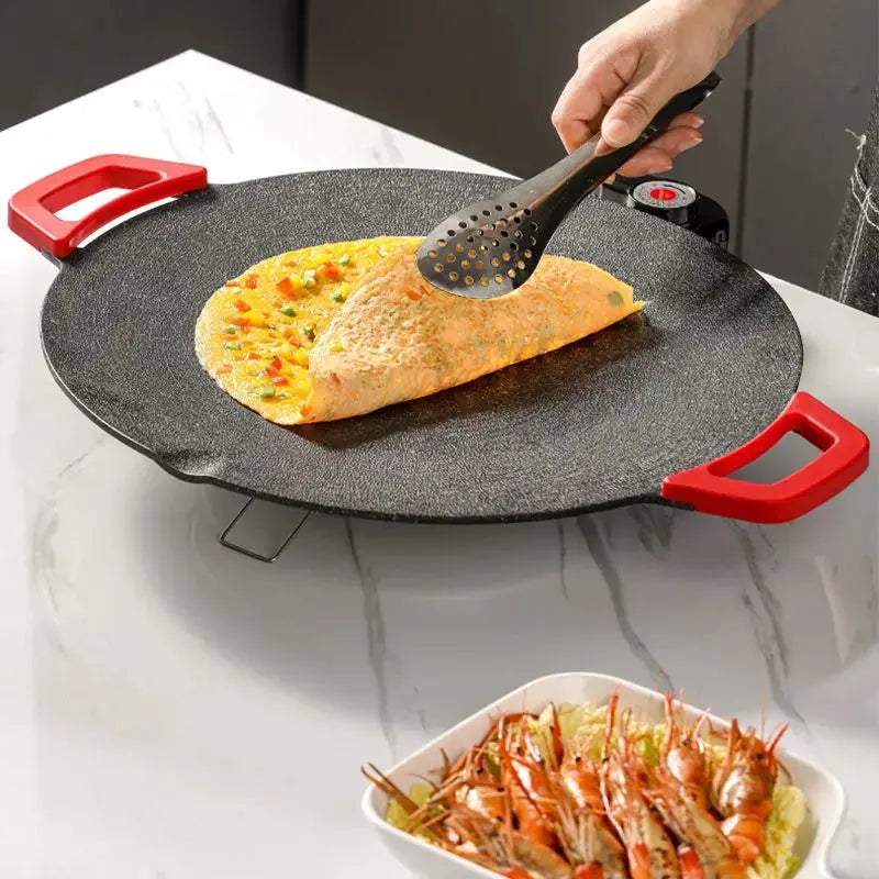 28CM Non-Stick Electric Indoor Grill Pan Household Reseller