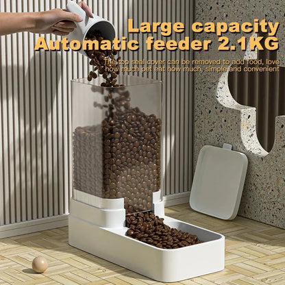 Automatic Cat Feeder & Water Dispenser  Food Storage Reseller